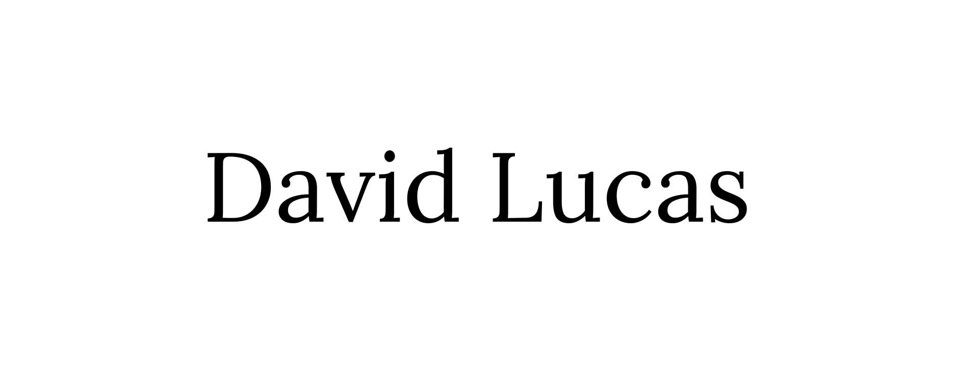 DAVID LUCAS